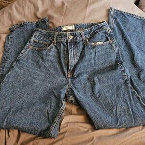 Abercrombie & Fitch Curve Love Loose Jeans Size 30 Long